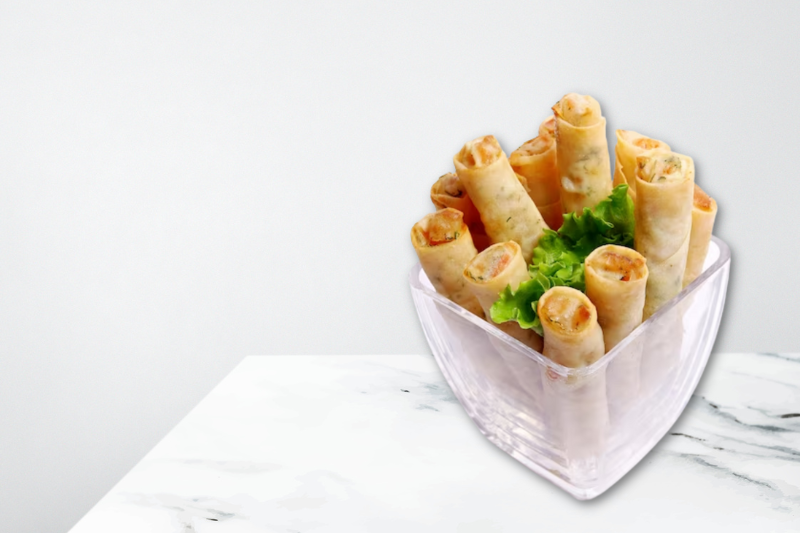 nem tôm cuộn phô mai