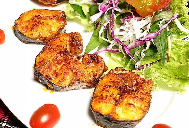cá thu nướng