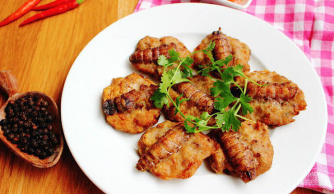 chả bề tôm mực