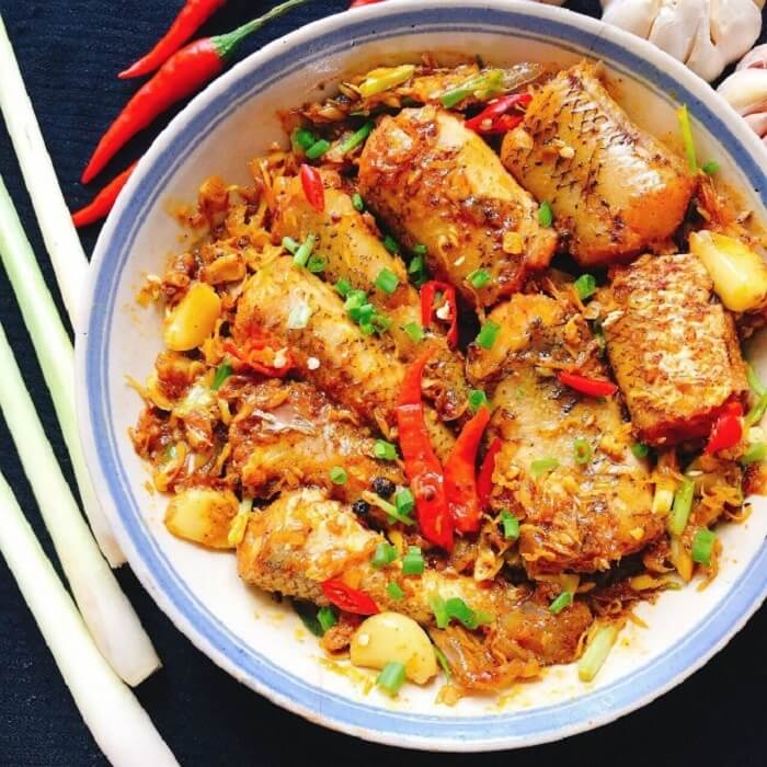 cá mối kho