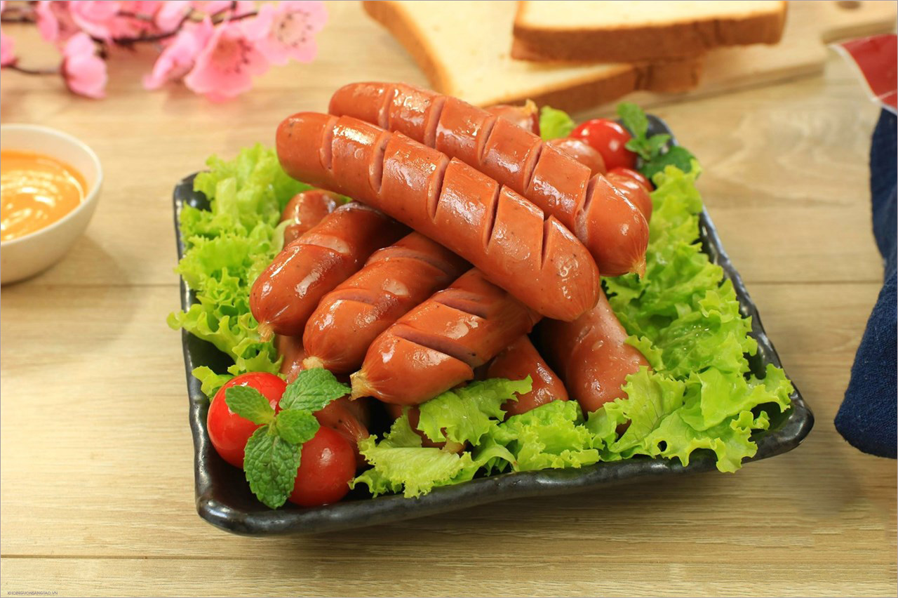 xúc xích cá hồi